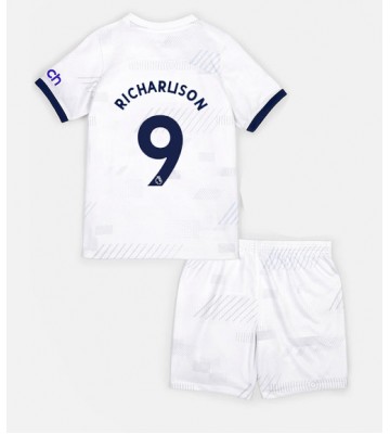 Lacne Dětský Futbalové dres Tottenham Hotspur Richarlison Andrade #9 2023-24 Krátky Rukáv - Domáci (+ trenírky)